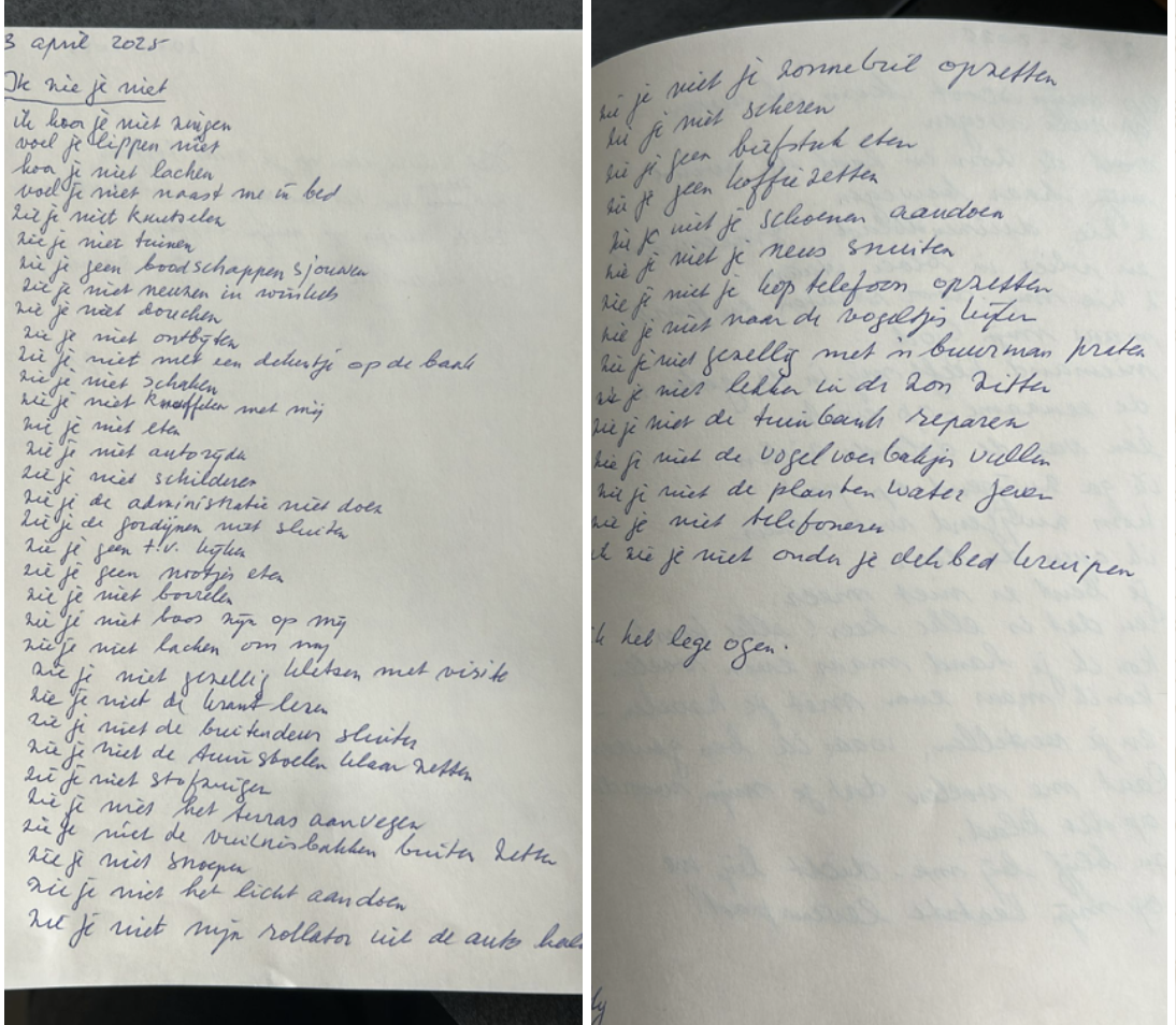 Gedicht Elly 1 en 2 Elly